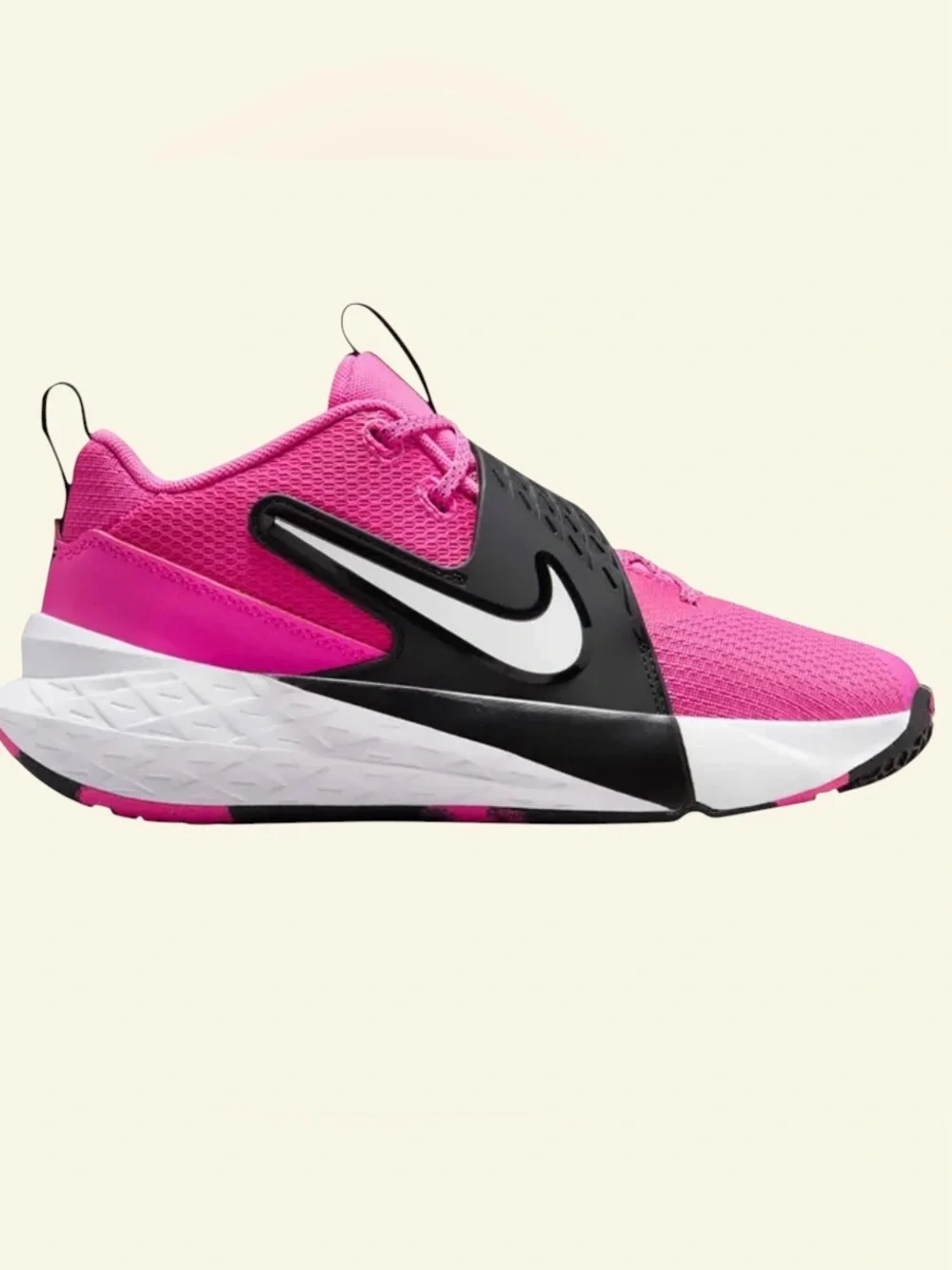 Nike Team Hustle D12 Sneakers Big Kids Size 7Y/ Fits Size 8.5 Women NEW